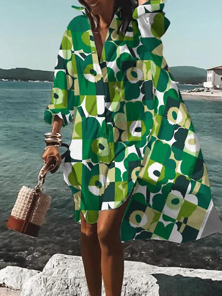 Abigail | Summer Midi Button-Up Dress