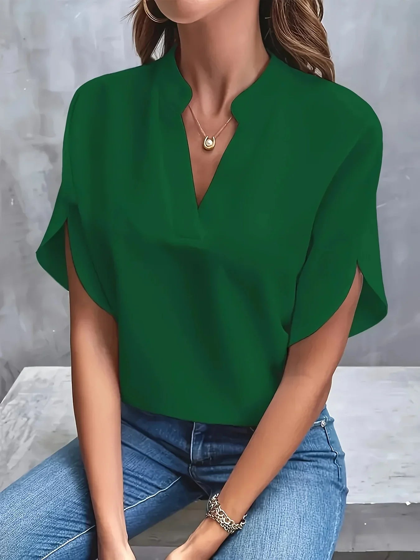 Michelle | Polished Blouse with Tailored Design