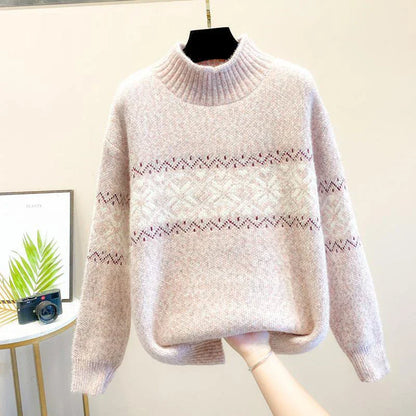 Cara | Snowflake Knit Sweater