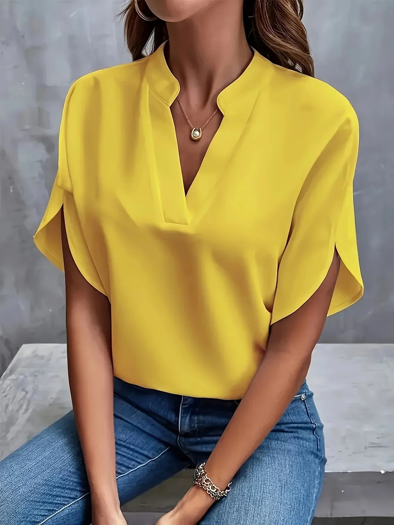 Michelle | Polished Blouse with Tailored Design