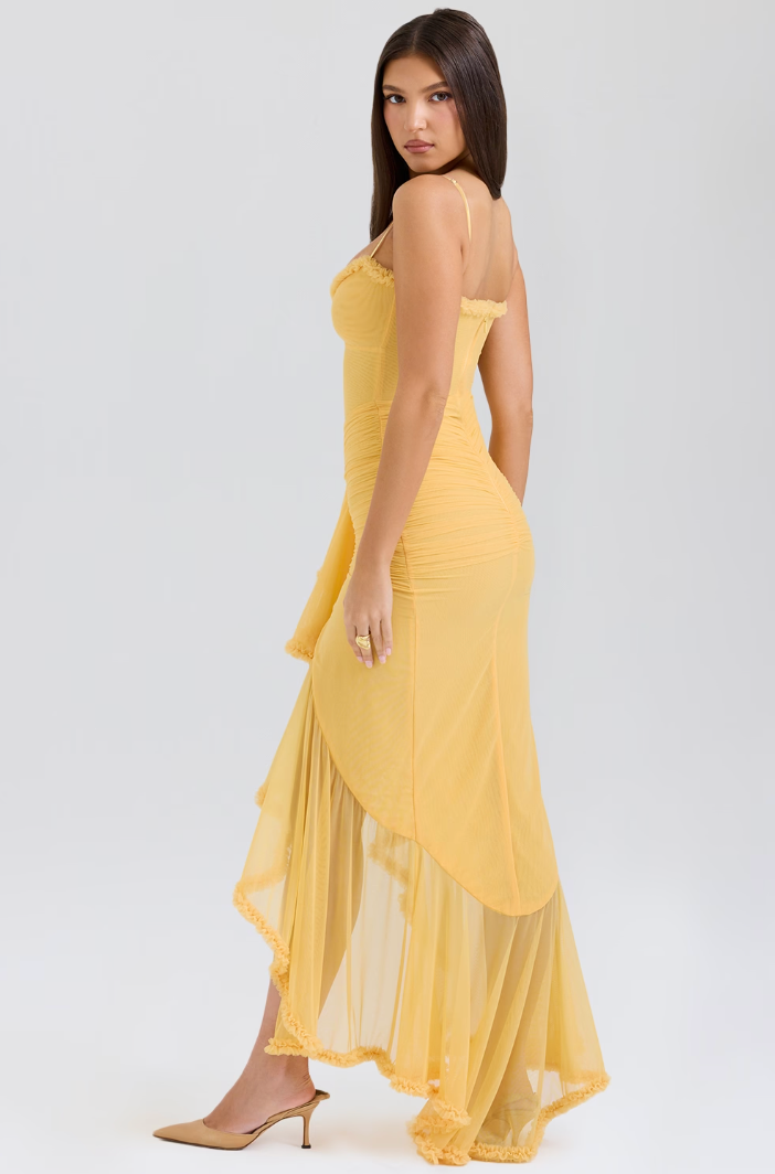 Abigail | Women's Wedding Guest Lace Ruched Dress