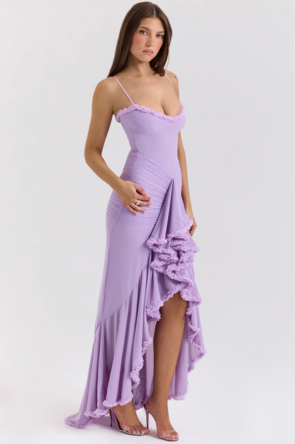 Abigail | Women's Wedding Guest Lace Ruched Dress