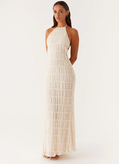 Ruby | Refined Halter Maxi Dress