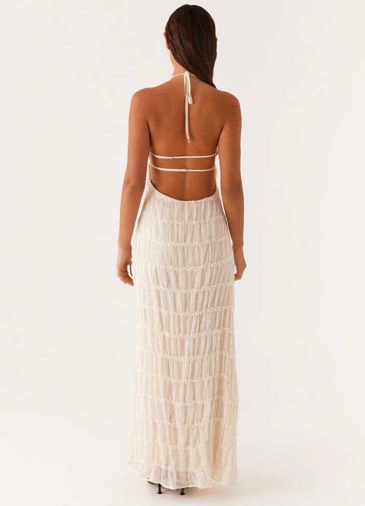 Ruby | Refined Halter Maxi Dress