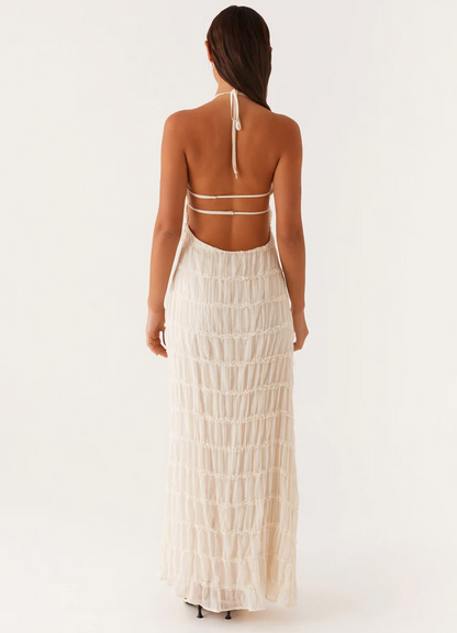 Ruby | Refined Halter Maxi Dress