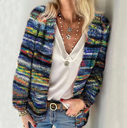 Pamela | Snug Multicolor Cardigan