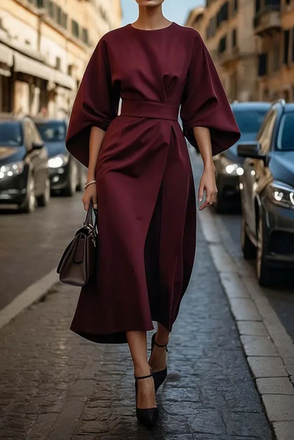 Grace | Refined Dress with Lantern Sleeves