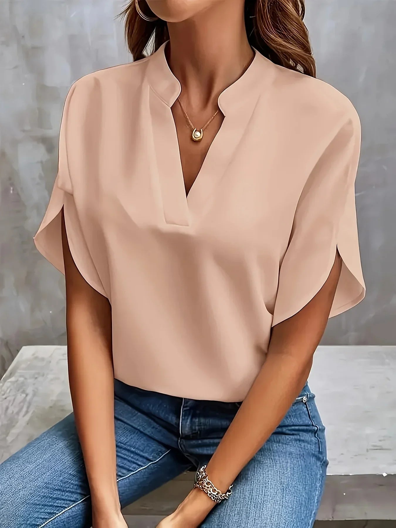 Michelle | Polished Blouse with Tailored Design