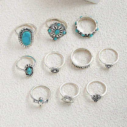 Danielle | 10-Piece Western Ring Set