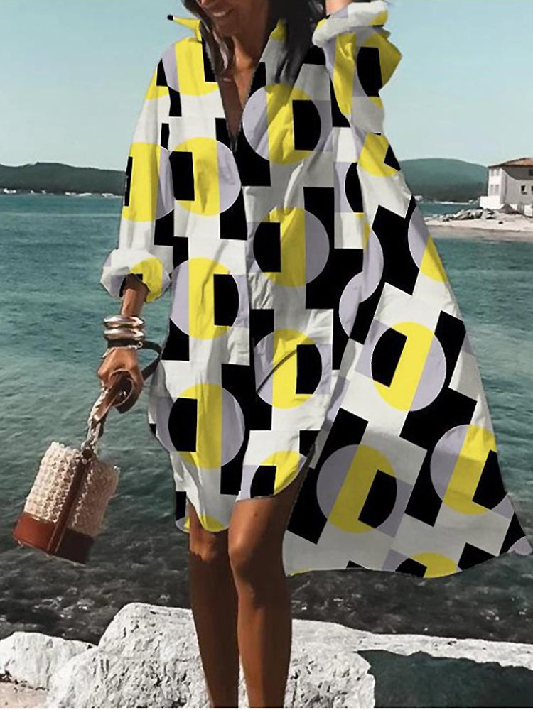 Abigail | Summer Midi Button-Up Dress