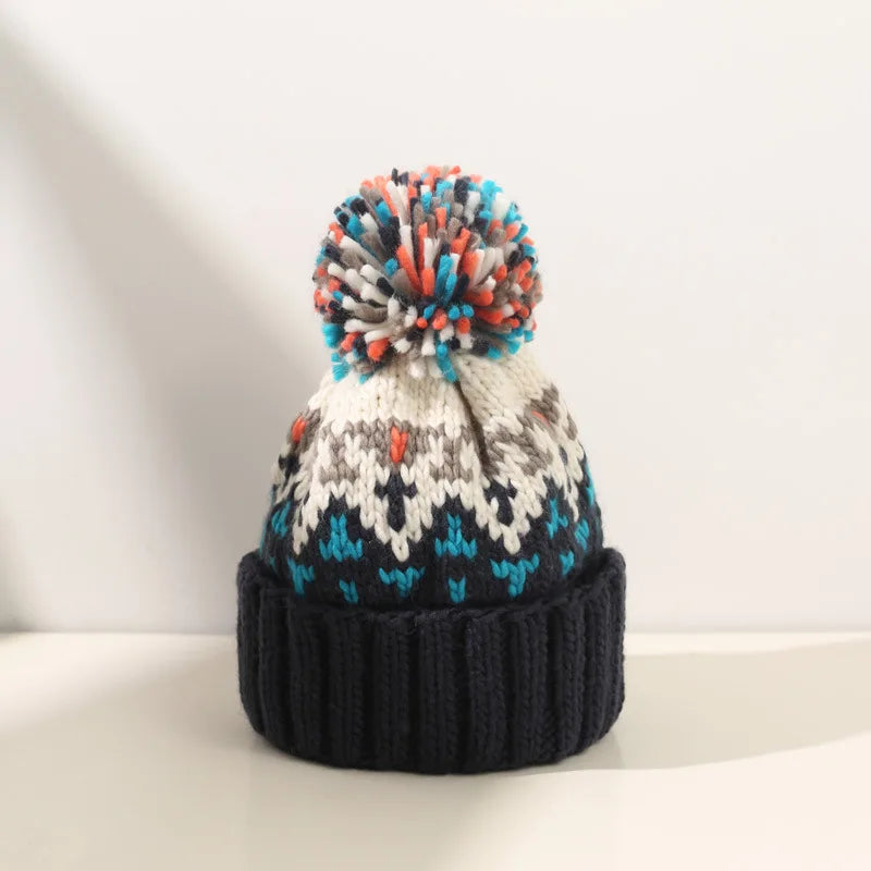 Deborah | Snug Snowflake Pom Beanie