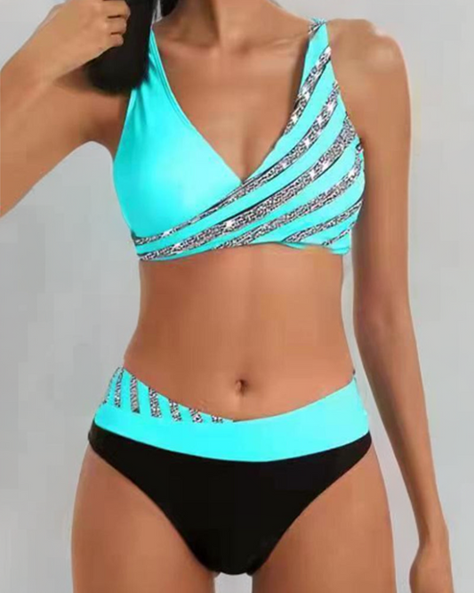 Frances | Women's Printed Flattering Bikini Set for Beach