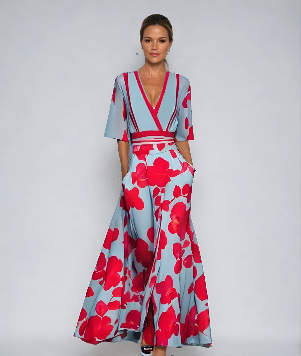 Elise | Floral Wrap Dress