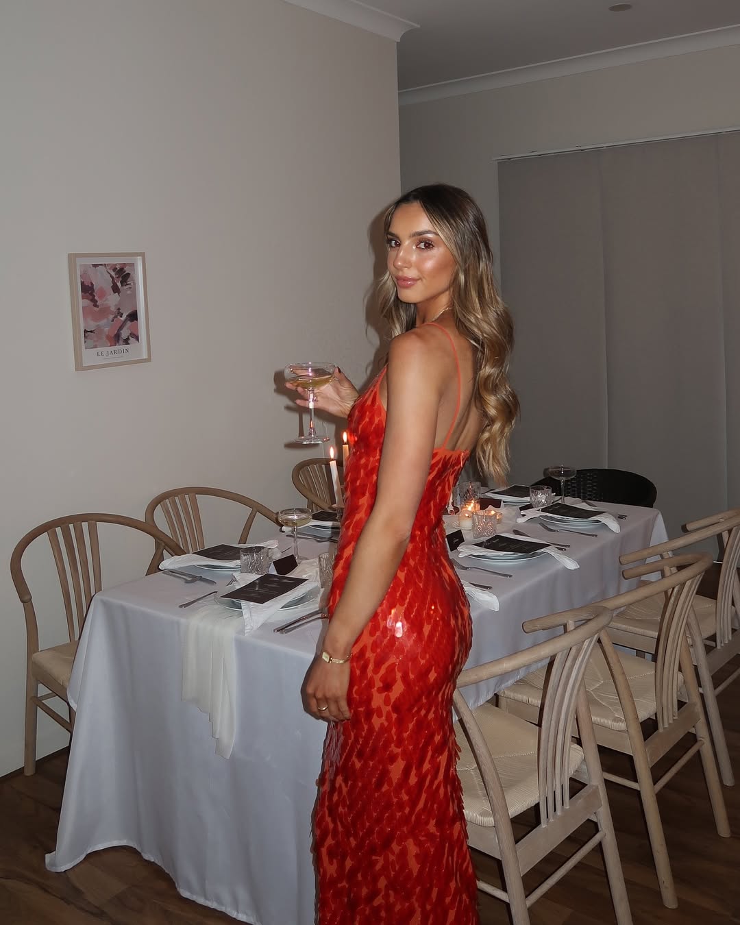 Taylor | Women's Wedding Guest Sequin Backless Dress