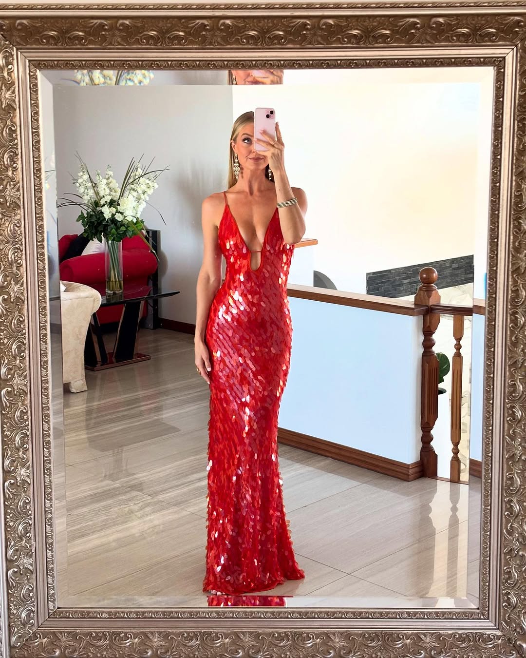 Taylor | Women's Wedding Guest Sequin Backless Dress