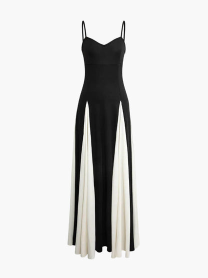Morgan | Refined Black-and-White Maxi Dress