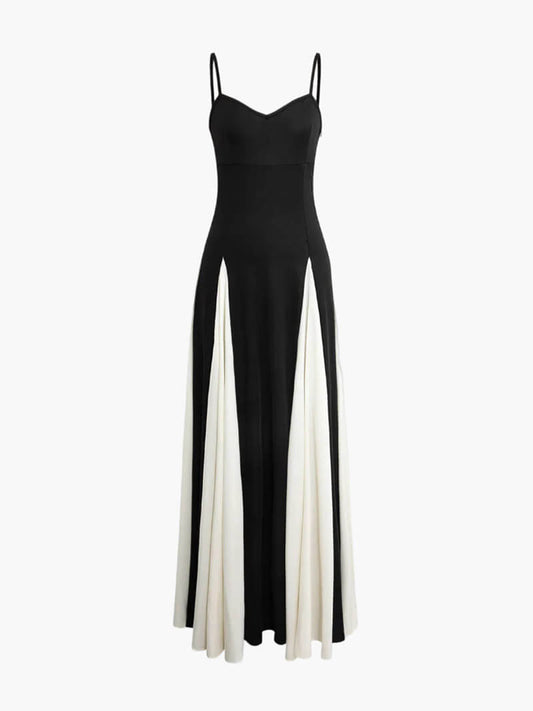 Morgan | Refined Black-and-White Maxi Dress