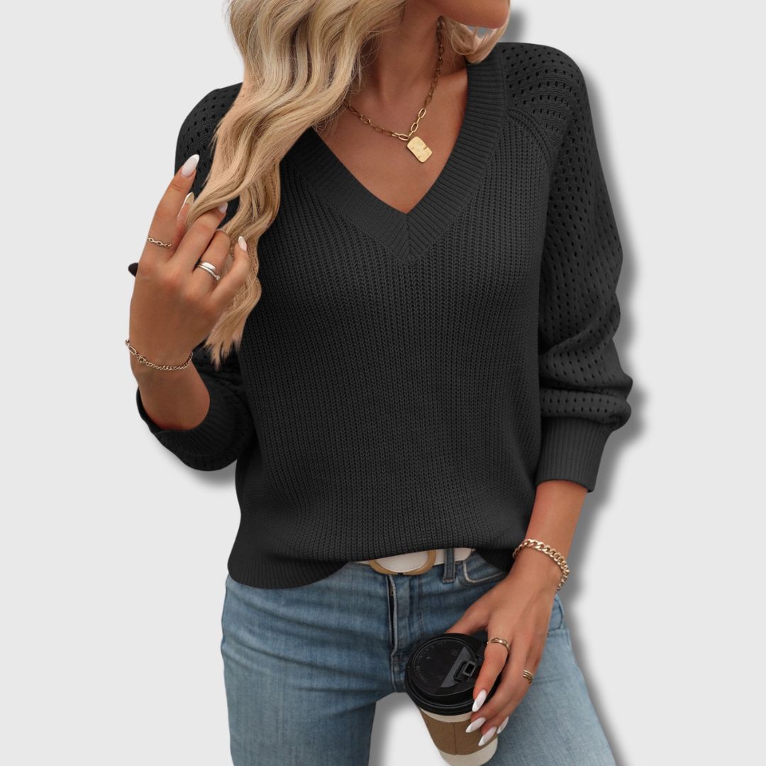 Alexis | Refined V-Neck Sweater