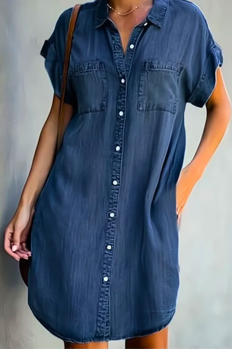 Genevieve | Women's Denim Dress Everyday
