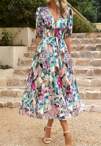 Kinsley | Refined Floral Dress