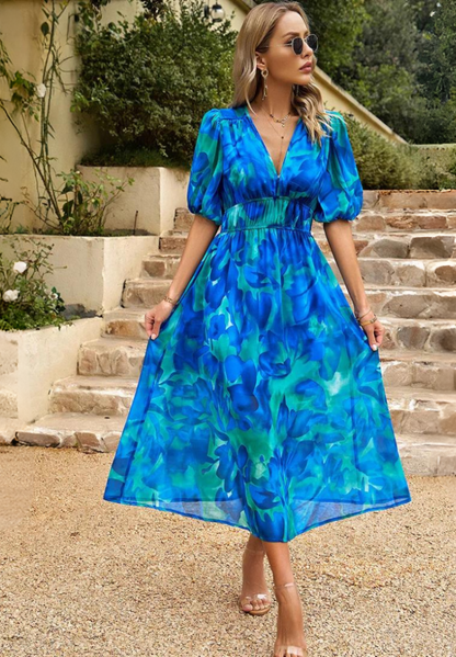 Kinsley | Refined Floral Dress