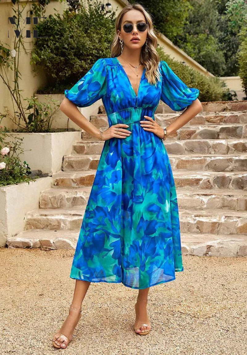 Kinsley | Refined Floral Dress