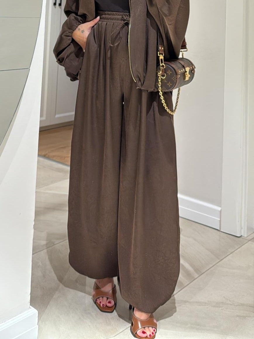 Isabella | Jacket + Drawstring Pants Relaxed Two-piece Suit