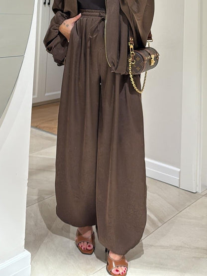 Isabella | Jacket + Drawstring Pants Relaxed Two-piece Suit