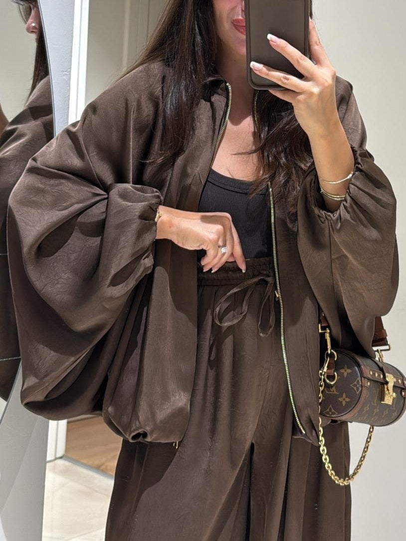 Isabella | Jacket + Drawstring Pants Relaxed Two-piece Suit