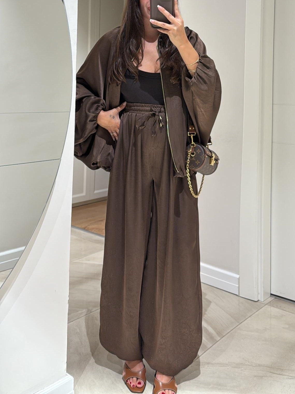 Isabella | Jacket + Drawstring Pants Relaxed Two-piece Suit
