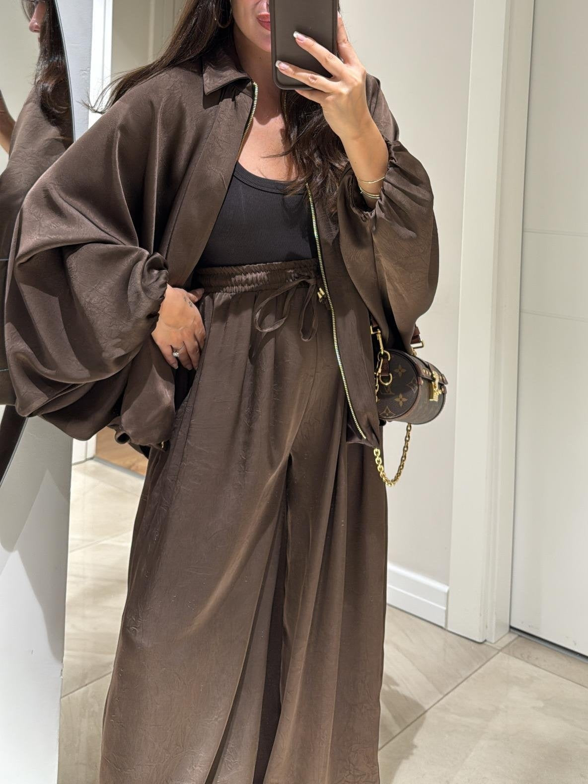 Isabella | Jacket + Drawstring Pants Relaxed Two-piece Suit