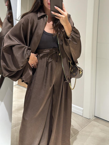Isabella | Jacket + Drawstring Pants Relaxed Two-piece Suit