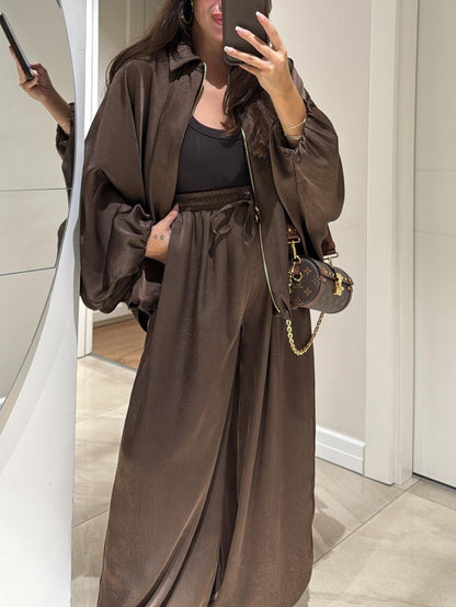Isabella | Jacket + Drawstring Pants Relaxed Two-piece Suit