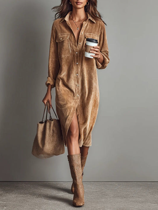 Zoe | Trendy Flared Hem Dress