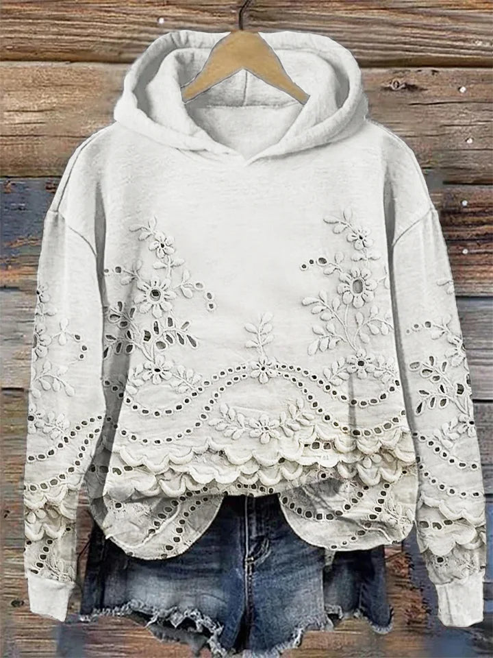 Josephine | Trendy Floral Hoodie