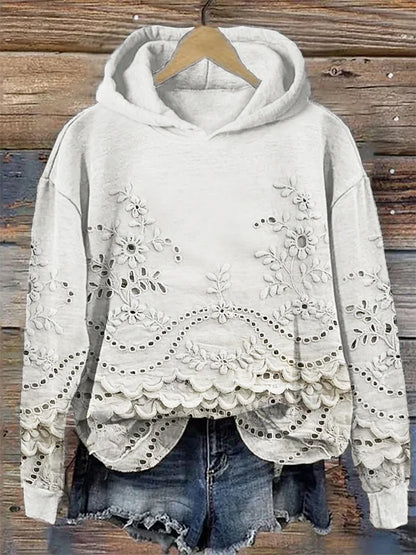 Josephine | Trendy Floral Hoodie