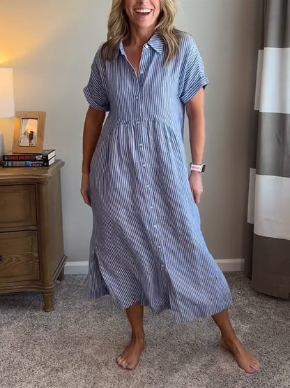 Sydney | Striped Button-Up Shirt