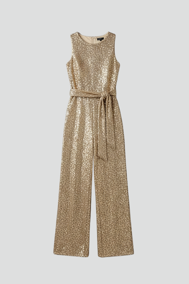 Lauren | Women's Sequin Wide-Leg Jumpsuit