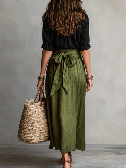 Rachel | Women's Button Up Two Piece Set