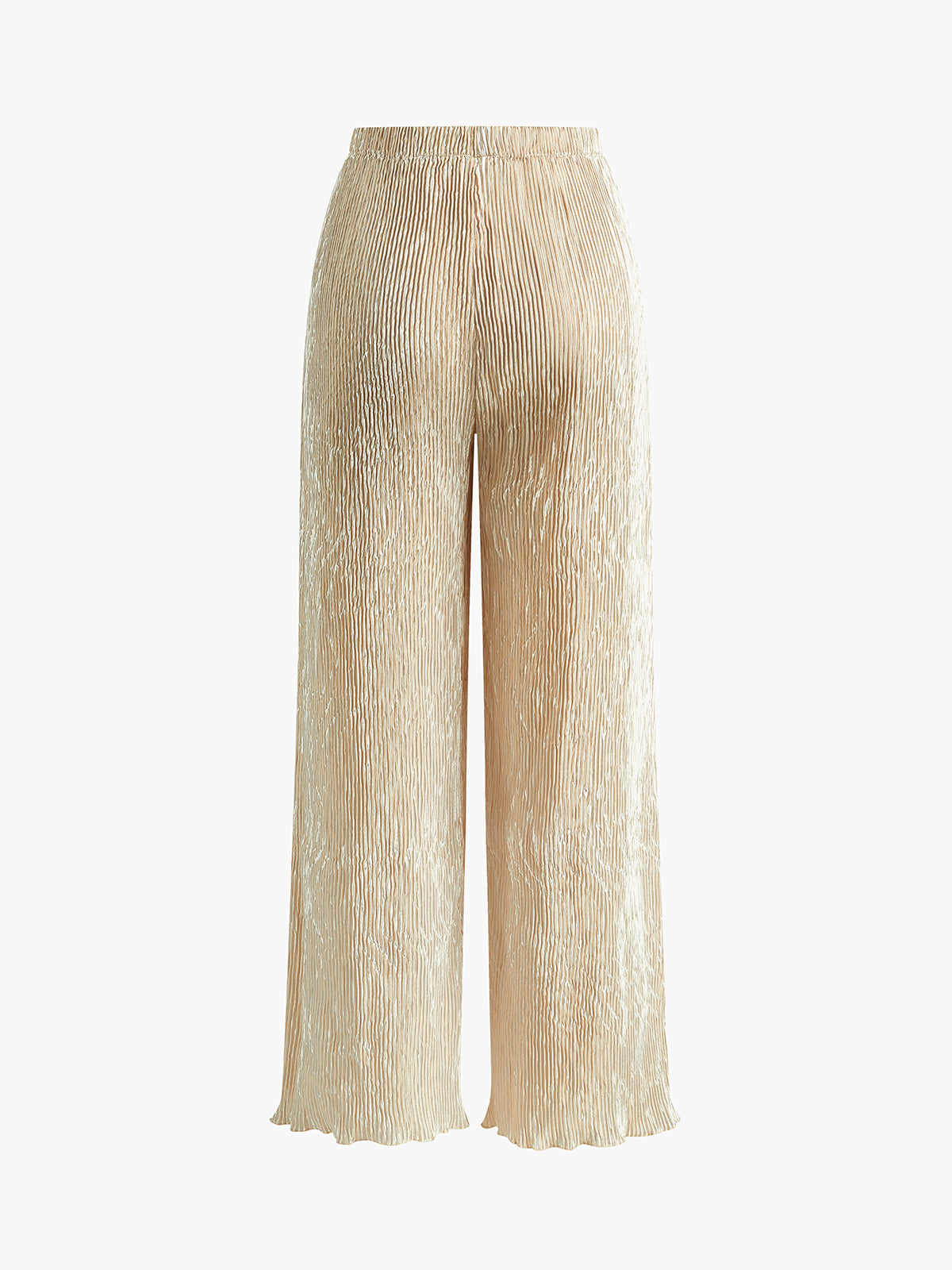 Ruth | Women's Halter Neck Pleated Top & Wide Leg Pants Set