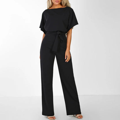 Bianca | Belted Wide-Leg Jumpsuit