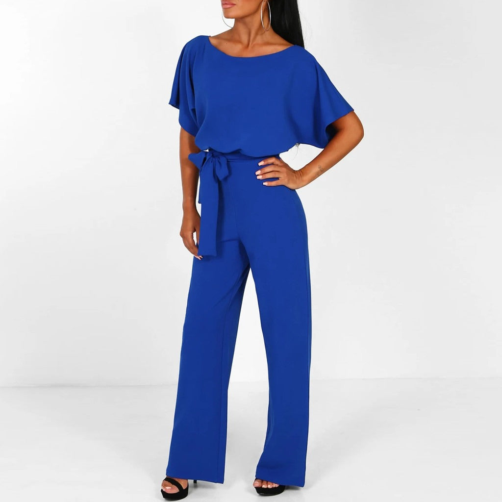 Bianca | Belted Wide-Leg Jumpsuit