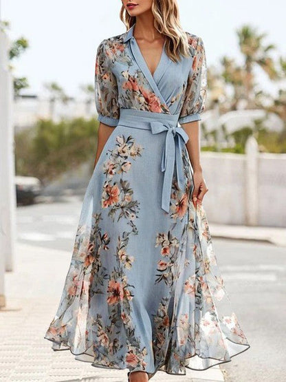 Jasmine | V-Neck Mid-Length Dress