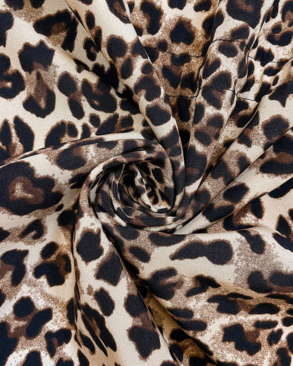 Skylar | Reversible Coat with Leopard Print