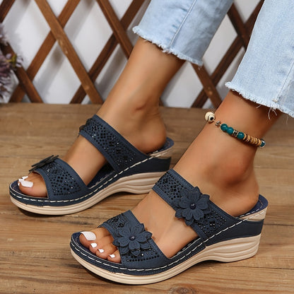 Monica | Women's Wedge Slides