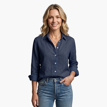 Robin | Women's Long Sleeve Button Down Shirt