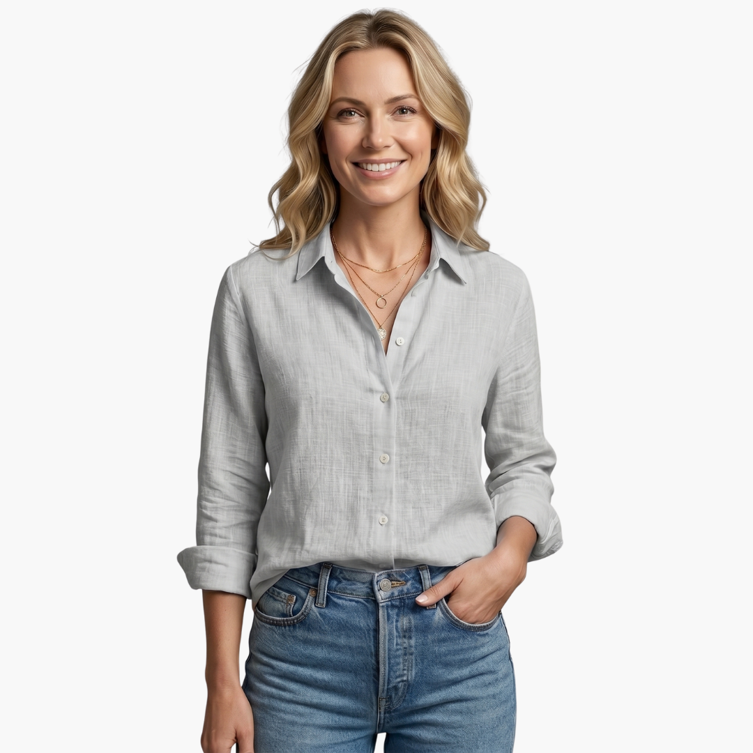 Robin | Women's Long Sleeve Button Down Shirt