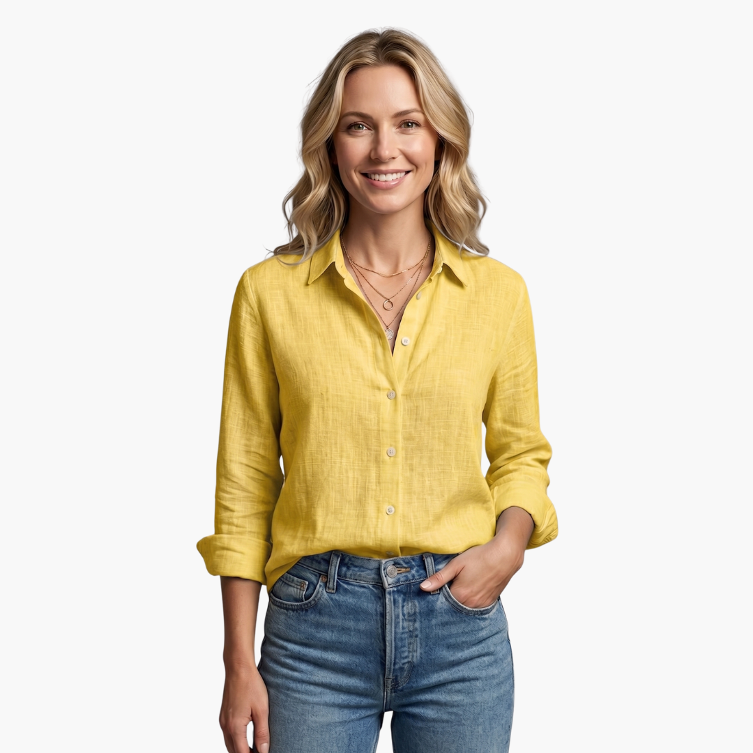 Robin | Women's Long Sleeve Button Down Shirt
