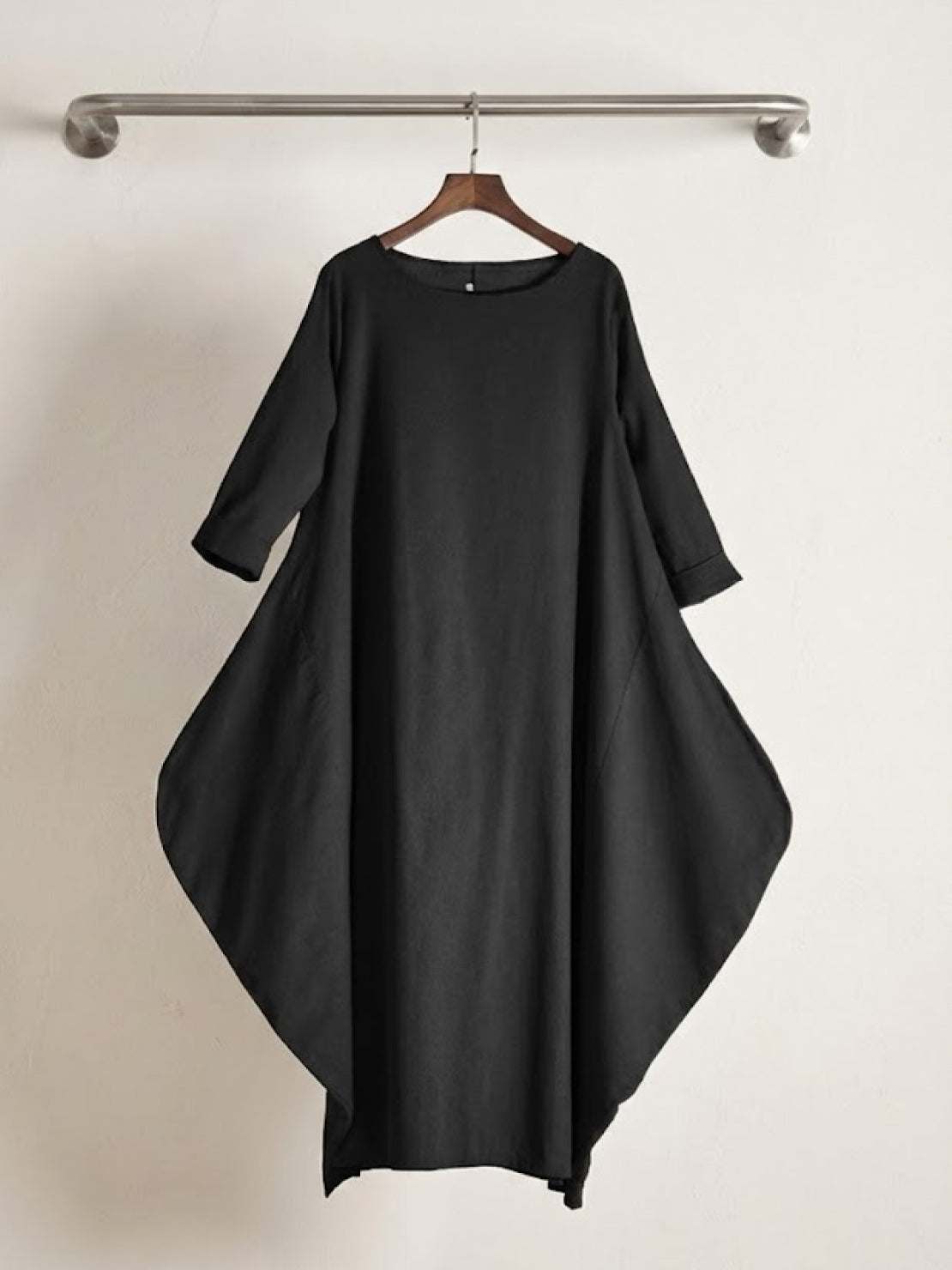 Willow | Women's Oversized Bohemian Maxi Dress with 3/4 Sleeves