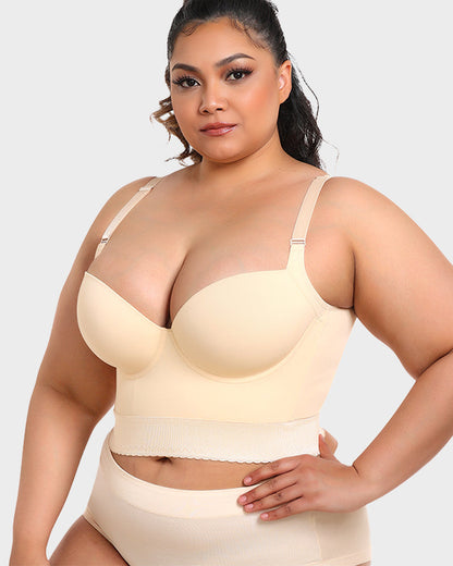 Leah | Built-In Shapewear Longline Push-Up Bra